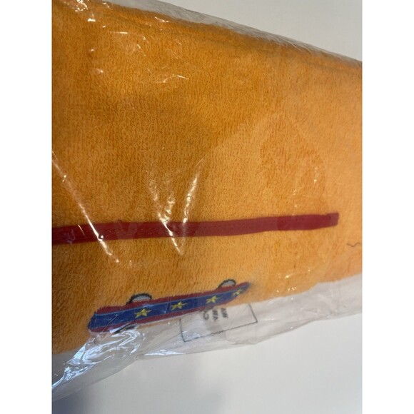 Vintage Lillian Vernon Orange Travel/ Beach Skateboard Bag Large Pocket New - Picture 4 of 6